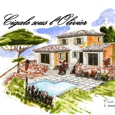 La Cigale Sous L'Olivier Bed & Breakfast Le Castellet  Exterior photo